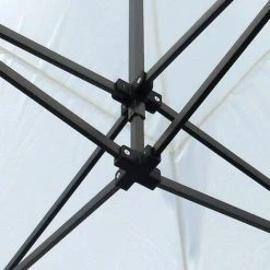 TERRE JARDIN Tonnelle Pliante 3 X 3 Professionnelle Blanc - Blanc -Pergola Soldes 10562109 4