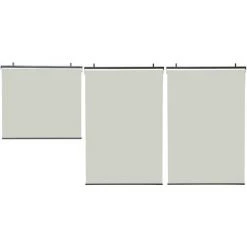 IDMARKET Lot De 3 Stores Enrouleurs L.124 X H. 225 CM Pour Pergola écrue - Ecru 10 IDMARKET Lot De 3 Stores Enrouleurs L.124 X H. 225 CM Pour Pergola écrue - Ecru -Pergola Soldes 11156815 4
