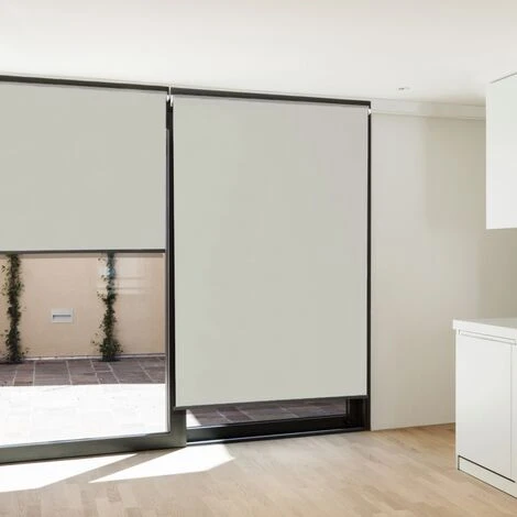 IDMARKET Lot De 3 Stores Enrouleurs L.124 X H. 225 CM Pour Pergola écrue - Ecru 7 IDMARKET Lot De 3 Stores Enrouleurs L.124 X H. 225 CM Pour Pergola écrue - Ecru – Image 5