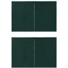 VidaXL Paroi De Tente Réception 2 Pcs Avec Fermeture éclair PE Vert - Vert 1 VidaXL Paroi De Tente Réception 2 Pcs Avec Fermeture éclair PE Vert - Vert -Pergola Soldes 11443303 1