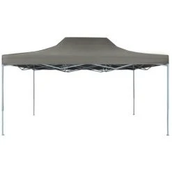 VidaXL Tente Pliable Escamotable 3 X 4,5 M Anthracite - Anthracite 8 VidaXL Tente Pliable Escamotable 3 X 4,5 M Anthracite - Anthracite -Pergola Soldes 11468403 2
