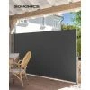 SONGMICS Alu Store Latéral 350 X 160cm Auvent Rétractable Extérieur Brise Vue Pour Terrasse Anthracite GSA165G - Anthracite 1 SONGMICS Alu Store Latéral 350 X 160cm Auvent Rétractable Extérieur Brise Vue Pour Terrasse Anthracite GSA165G - Anthracite -Pergola Soldes 11488388 1