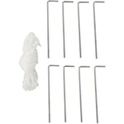 VidaXL Tente De Réception Avec 4 Parois En Maille 3 X 3 M - Blanc -Pergola Soldes 11491373 5