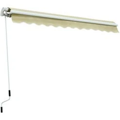 Outsunny Store Banne Manuel Rétractable Alu. Polyester Imperméabilisé Haute Densité 3,5L X 2,5l M Beige - Beige 10 Outsunny Store Banne Manuel Rétractable Alu. Polyester Imperméabilisé Haute Densité 3,5L X 2,5l M Beige - Beige -Pergola Soldes 11491460 4