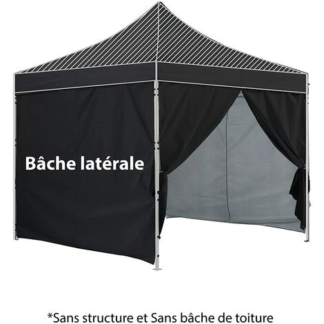 GREADEN Pack 4 CÔTÉS ( SANS STRUCTURE ) - NOIR - 3 Murs Pleins Avec Une Porte 420D Polyester PELLICULÉ ARGENTÉ 3X3M Gamme 25MM/32MM 3 GREADEN Pack 4 CÔTÉS ( SANS STRUCTURE ) - NOIR - 3 Murs Pleins Avec Une Porte 420D Polyester PELLICULÉ ARGENTÉ 3X3M Gamme 25MM/32MM