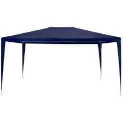 VidaXL Tente De Réception 3 X 4 M PE Bleu - Bleu -Pergola Soldes 11659122 3