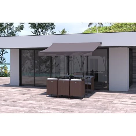 CONCEPT-USINE Adro - Store Banne Taupe 3m X 2m - Taupe 4 CONCEPT-USINE Adro - Store Banne Taupe 3m X 2m - Taupe – Image 2