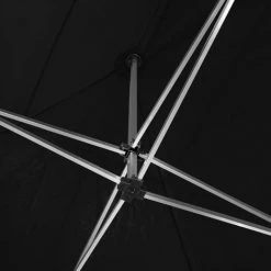 TECTAKE Tonnelle De Jardin Terrasse Pliante Autoportée Réglable 6 X 3 M Structure En Aluminium à 2 Parois Noir + Sac De Transport - Noir -Pergola Soldes 12271607 5