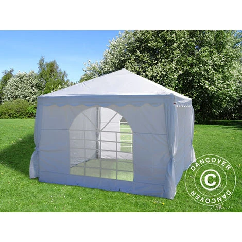 DANCOVER Tente De Réception UNICO 3x3m, Blanc - Blanc 5 DANCOVER Tente De Réception UNICO 3x3m, Blanc - Blanc – Image 3