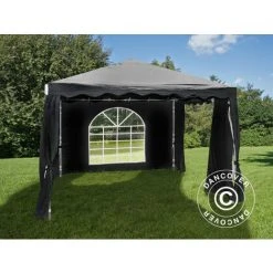DANCOVER Tente De Réception UNICO 3x3m, Noir - Noir 10 DANCOVER Tente De Réception UNICO 3x3m, Noir - Noir -Pergola Soldes 12729041 4