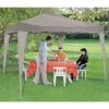 Tente De Réception Pliable Couleur Taupe 3x3m Werkapro -Pergola Soldes 12872450 1