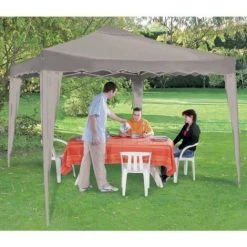 Tente De Réception Pliable Couleur Taupe 3x3m Werkapro