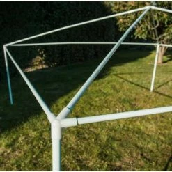 Tente De Réception Couleur Taupe 3x3m Werkapro -Pergola Soldes 12872451 4