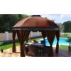 Tonnelle De Jardin Swing & Harmonie® Ronde Chocolat -Pergola Soldes 1296244 1