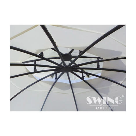 Tonnelle De Jardin Swing & Harmonie® Ronde Chocolat 4 Tonnelle De Jardin Swing & Harmonie® Ronde Chocolat – Image 2