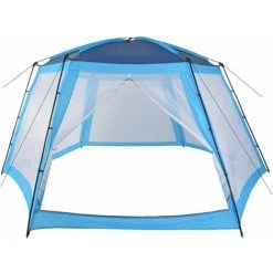 VidaXL Tente De Piscine Tissu 590x520x250 Cm Bleu -Pergola Soldes 13197136 2