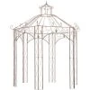 Pavillon De Jardin Marron Antique 3 M Fer VidaXL -Pergola Soldes 13224687 1