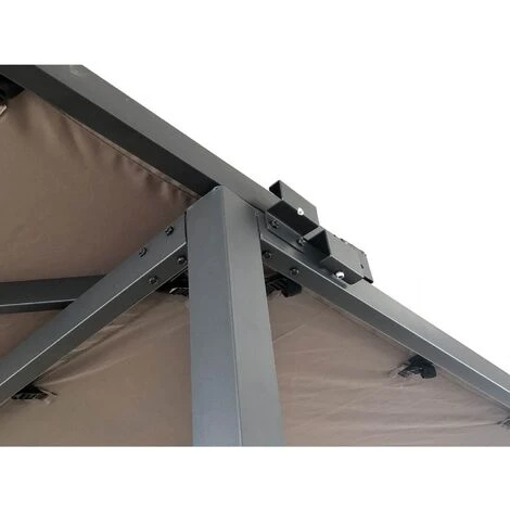 CONCEPT-USINE Pergola Coulissante Avec Roues 5,5x2,5m GIBARA - Gris 6 CONCEPT-USINE Pergola Coulissante Avec Roues 5,5x2,5m GIBARA - Gris – Image 4