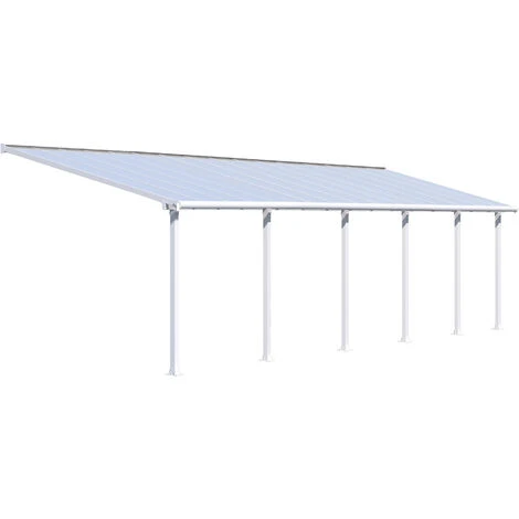 Palram - Canopia | Pergola Olympia 3X9.8 Blanche 4 Palram - Canopia | Pergola Olympia 3X9.8 Blanche – Image 2