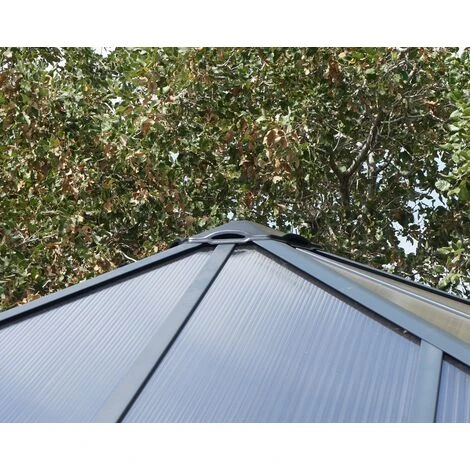 Palram - Canopia | Tonnelle De Jardin Fermée Garda 5.2X6 Gris 5 Palram - Canopia | Tonnelle De Jardin Fermée Garda 5.2X6 Gris – Image 3