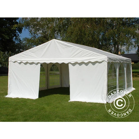 DANCOVER Tente De Réception Original 5x6m PVC, Blanc - Blanc 5 DANCOVER Tente De Réception Original 5x6m PVC, Blanc - Blanc – Image 3