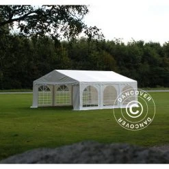 DANCOVER Tente De Réception Original 5x6m PVC, Blanc - Blanc 10 DANCOVER Tente De Réception Original 5x6m PVC, Blanc - Blanc -Pergola Soldes 14004165 4