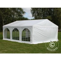 DANCOVER Tente De Réception Original 5x6m PVC, Blanc - Blanc 11 DANCOVER Tente De Réception Original 5x6m PVC, Blanc - Blanc -Pergola Soldes 14004165 5