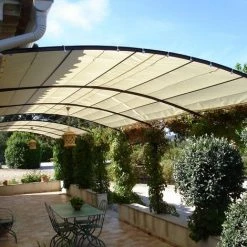 DIRECT FILET Toile D'ombrage Imperméable De 5x3m à Tendre Sur Structure Pergola | Terracotta -Pergola Soldes 14832600 5