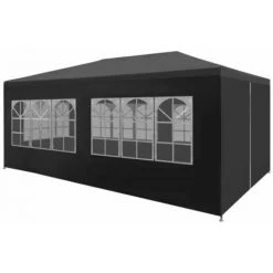 VidaXL Tente De Reception 3 X 6 M Anthracite