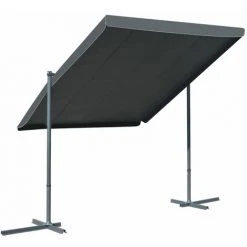 VidaXL Tonnelle Avec Toit Retractable 350x250x225 Cm Anthracite