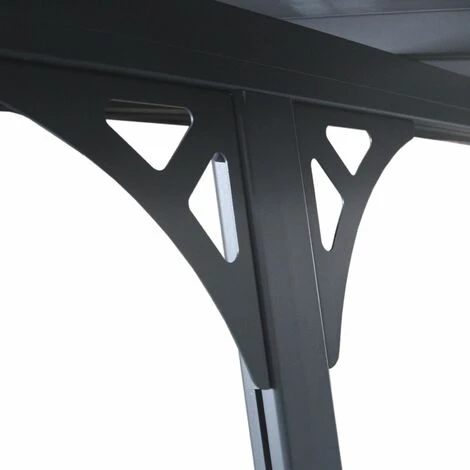 Pergola Gardiun Elliot - 8 M² 313x254x220/260 Cm Aluminium Et Polycarbonate 6 Pergola Gardiun Elliot - 8 M² 313x254x220/260 Cm Aluminium Et Polycarbonate – Image 4