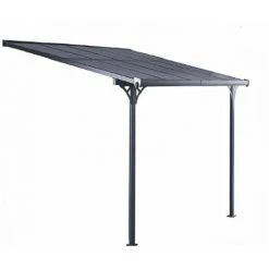 Pergola Gardiun Elliot - 9,5 M² 314x300x225/270 Cm Aluminium Et Polycarbonate