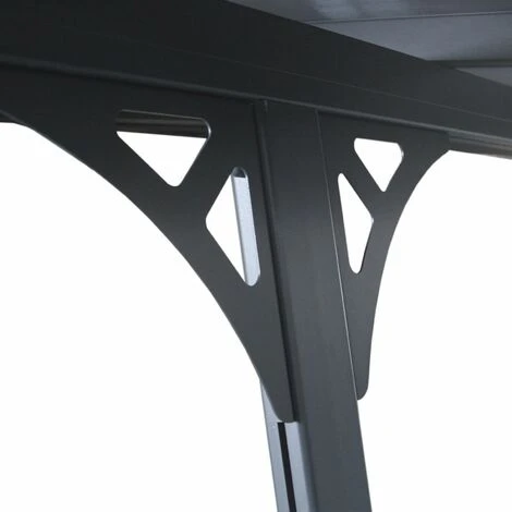 Pergola Gardiun Elliot - 15 M² 495x300x225/270 Cm Aluminium Et Polycarbonate 4 Pergola Gardiun Elliot - 15 M² 495x300x225/270 Cm Aluminium Et Polycarbonate – Image 2