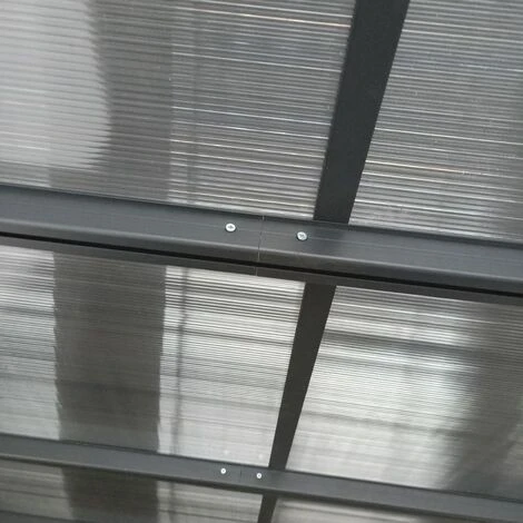 Pergola Gardiun Elliot - 15 M² 495x300x225/270 Cm Aluminium Et Polycarbonate 7 Pergola Gardiun Elliot - 15 M² 495x300x225/270 Cm Aluminium Et Polycarbonate – Image 5