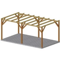 WMU Pergola Bois |15m² - 3 X 5| Autoportée - Origine FR - Pergola Avec La Visserie Acier Zingué 7 WMU Pergola Bois |15m² - 3 X 5| Autoportée - Origine FR - Pergola Avec La Visserie Acier Zingué -Pergola Soldes 16756069 2