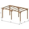 WMU Pergola Bois Avec Bandeau |15 M2 - 3 X 5 | Autoportante - Origine France - (Option 1 - Sans Visserie Et Pieds) 2 WMU Pergola Bois Avec Bandeau |15 M2 - 3 X 5 | Autoportante - Origine France - (Option 1 - Sans Visserie Et Pieds) -Pergola Soldes 16756078 1