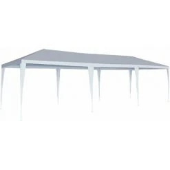 HABITAT ET JARDIN Tente De Réception "Carolina 9" - 24.39 M² - 3 X 9 M - Blanc - Blanc. -Pergola Soldes 17779551 3