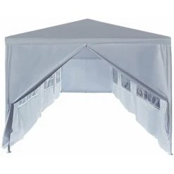 HABITAT ET JARDIN Tente De Réception "Carolina 9" - 24.39 M² - 3 X 9 M - Blanc - Blanc. -Pergola Soldes 17779551 4