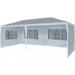 HABITAT ET JARDIN Tente De Réception "Carolina 6" - 5.7 X 2.85 X 2.55 M - Blanc - Blanc. -Pergola Soldes 17779555 4