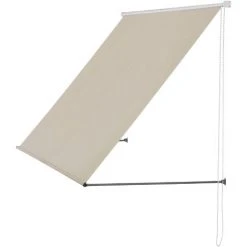 Brise-soleil Malage Rétractable Structure En Acier 150 X 120 Cm Sable [pro.tec] -Pergola Soldes 17900745 3