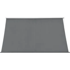 Brise-soleil Malage Rétractable Structure En Acier 400 X 120 Cm Gris [pro.tec] -Pergola Soldes 17900747 4