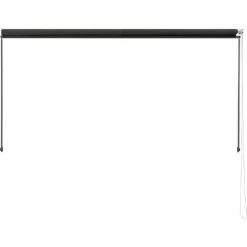 Brise-soleil Malage Rétractable Structure En Acier 400 X 120 Cm Gris [pro.tec] -Pergola Soldes 17900747 5