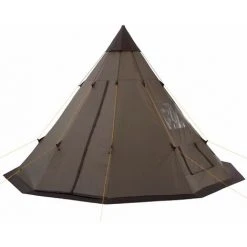 CampFeuer Tente Tipi Pour 4 Personnes "Spirit" | Tente Tipi D'extérieur | Marron -Pergola Soldes 18086840 2