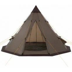 CampFeuer Tente Tipi Pour 4 Personnes "Spirit" | Tente Tipi D'extérieur | Marron -Pergola Soldes 18086840 3