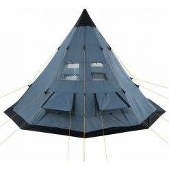 CampFeuer Tente Tipi Pour 4 Personnes "Spirit" | Tente Tipi D'extérieur | Gris -Pergola Soldes 18086844 4