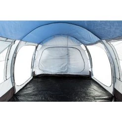 CampFeuer Tente Tunnel "TunnelX" | Bleu / Gris | Grande Tente Familiale -Pergola Soldes 18086848 4