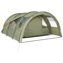 CampFeuer Tente Tunnel "Multi" Pour 4 Personnes | Vert Olive | 5000 Mm