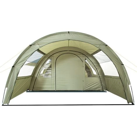 CampFeuer Tente Tunnel "Multi" Pour 4 Personnes | Vert Olive | 5000 Mm 7 CampFeuer Tente Tunnel "Multi" Pour 4 Personnes | Vert Olive | 5000 Mm – Image 5
