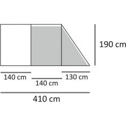 CampFeuer Tente De Camping | 4 Personnes | Bleu - Gris | Tente Tunnel | 2000 Mm 10 CampFeuer Tente De Camping | 4 Personnes | Bleu - Gris | Tente Tunnel | 2000 Mm -Pergola Soldes 18086910 4