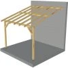 JARDINATOIRE Toit De Terrasse |3x3| - Pente 30% - Bois Massif - Durable |+ Vis -Pergola Soldes 18177248 1